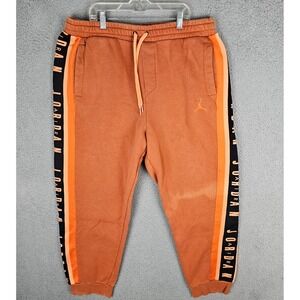 Nike Air Jordan Jogger Sweatpants Men XL Fleece Basketball Drawstring BQ5664-854